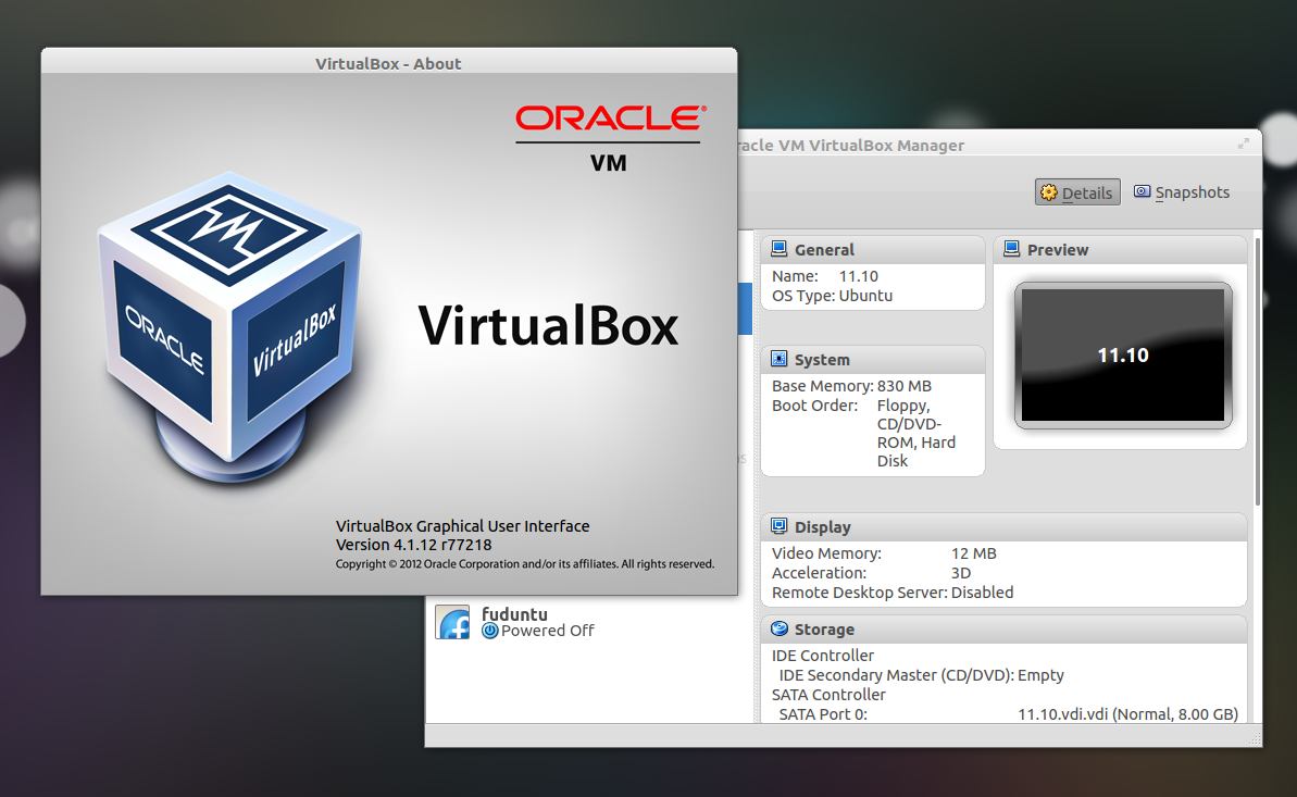 Установка Virtual Box Ubuntu 13.04
